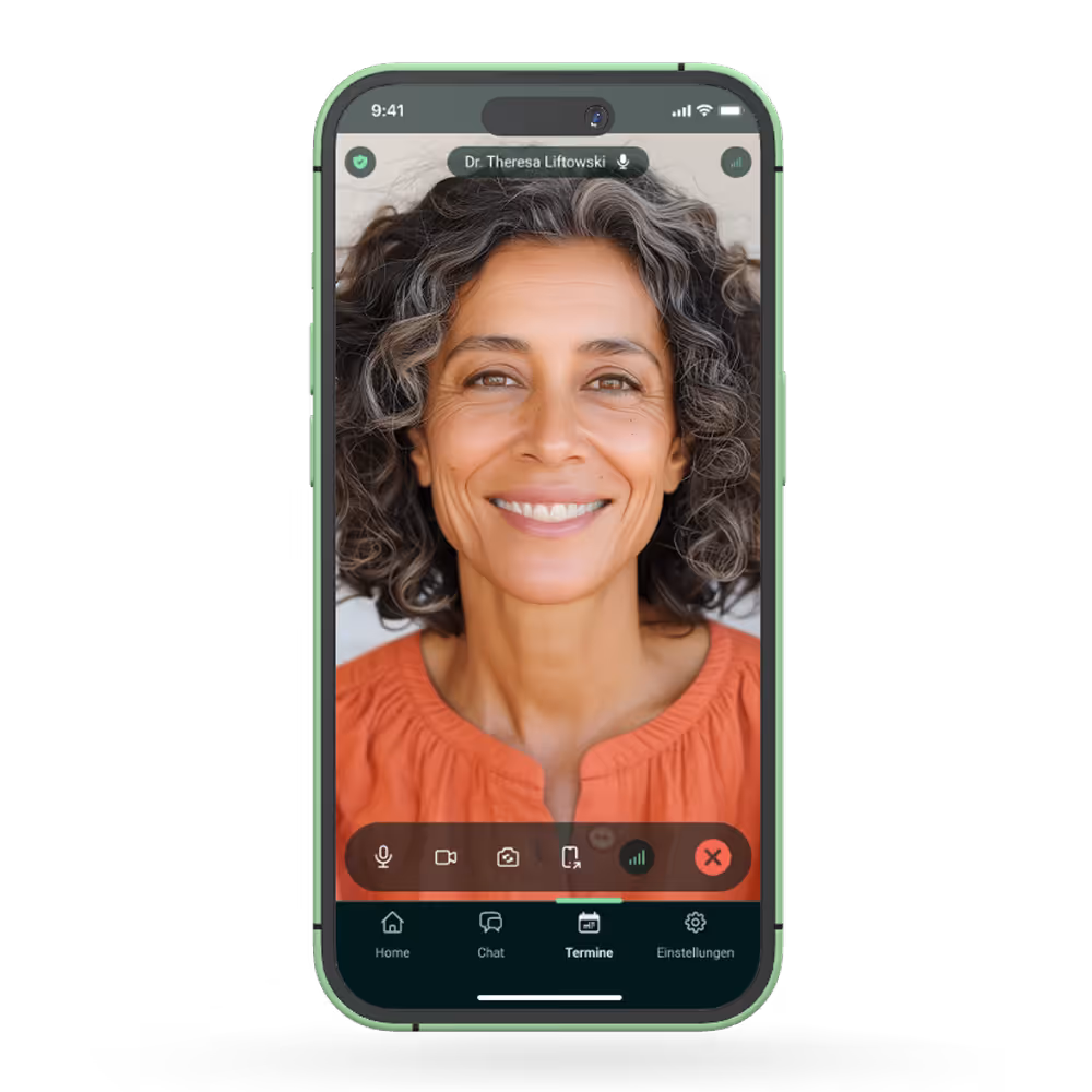 Device mockup showcasing the Therapy Lift App