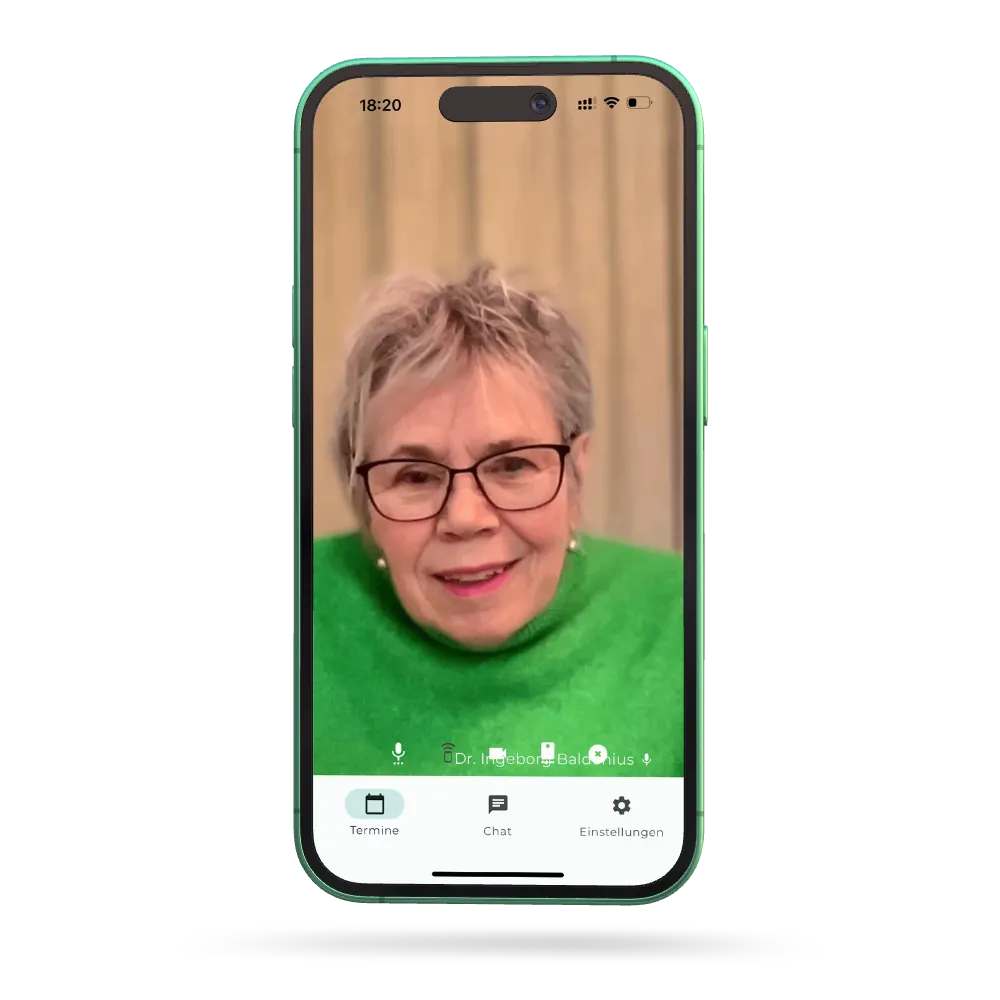 Device mockup showcasing the Therapy Lift App
